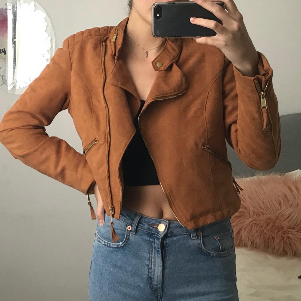 Jacket with gold details